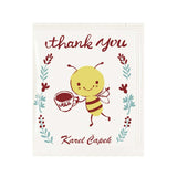 【カレル紅茶】メッセージティーバッグ「Thank you」5p  *ミルクキャラメルティー